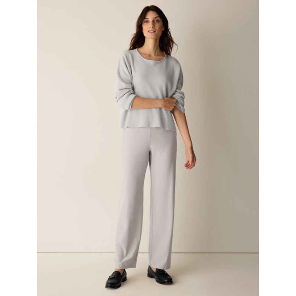 Eileen Fisher‎ Straight F/L Pant Dove Size Extra Large New With Tags